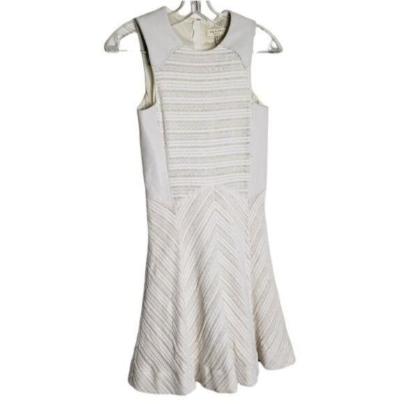 RAG & BONE White Basha Sleeveless Burnout Dress - Picture 3 of 16